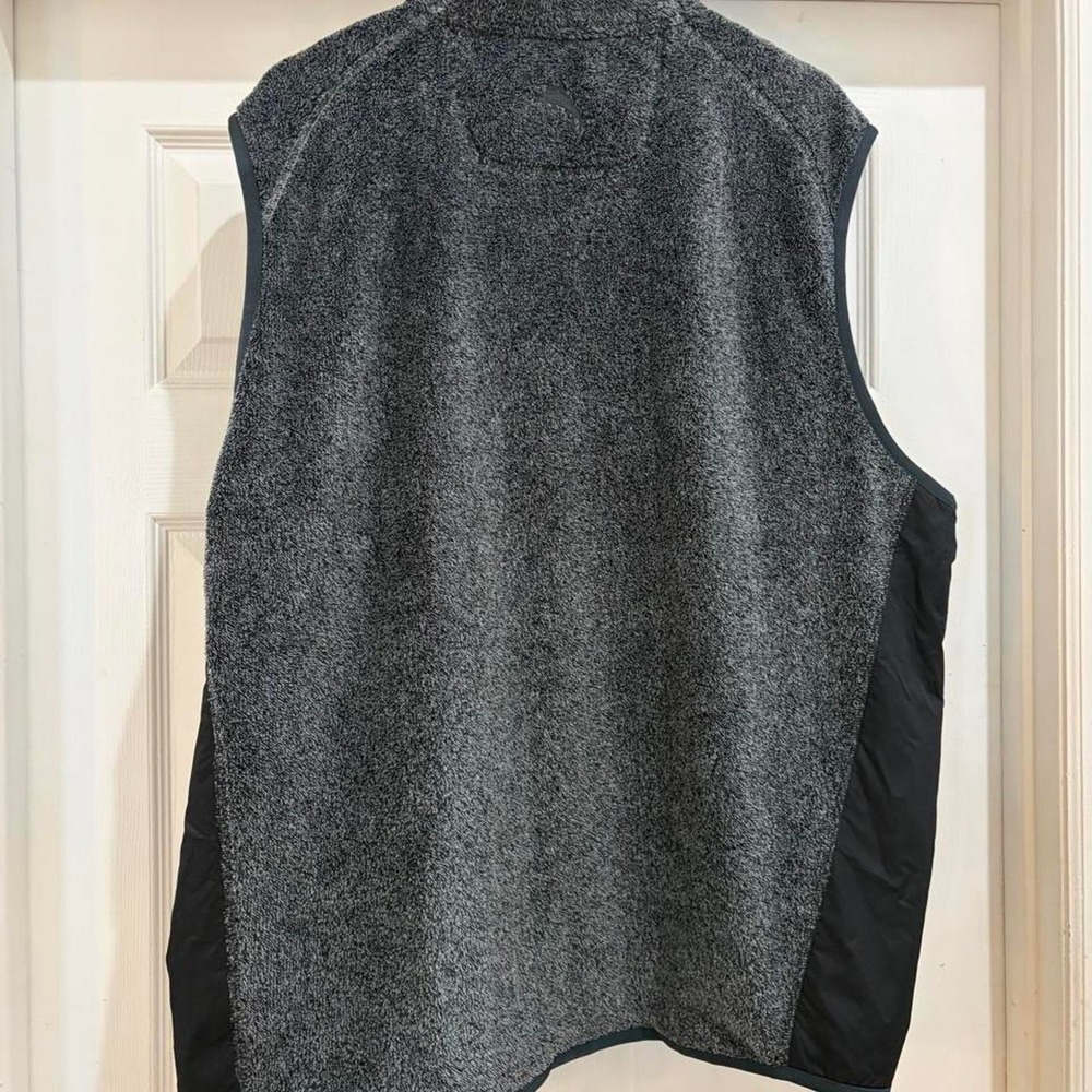 Tommy Bahama gray heathered fleece vest size XXL - Picture 4 of 8